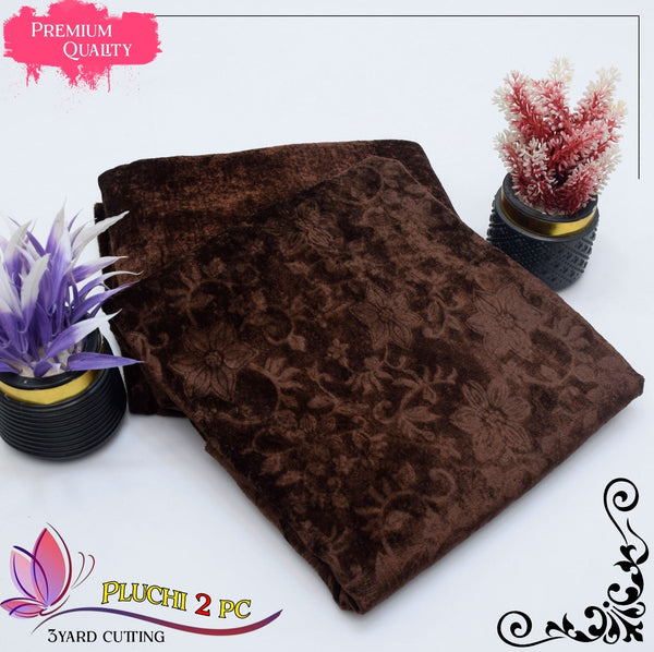 Korion velvet 2pc (DARK BROWN)