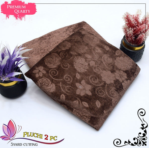 Korion velvet 2pc (LIGHT BROWN)